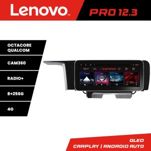 Navigatie Kia Sorento 2020- Lenovo Qled 12.3 inch Octa Core 8+256 360 DSP ADAS carplay android auto radio internet kit-sorento-2020+PRO-12.3-8+256