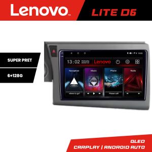 Navigatie Audi A6 C6 2004-2010 Lenovo QLED Octa core 6+128 DSP Wifi 5Ghz Android radio gps internet kit-a6-c6+LITE-9-6+128