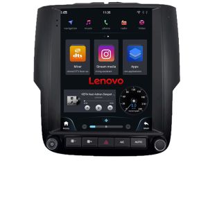 Navigatie Dodge Ram 2013-2018 Lenovo Tesla Qled 9.7" Octacore Qualcomm 8 Gb RAM 128Gb Hdd 4G DSP profesional Carplay Android Auto 360 camere Bluetooth