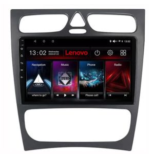 Navigatie Mercedes C W203 2001-2007 Lenovo Kit-clk 8 core 6+128 GB Android Waze USB Navigatie Internet Youtube Radio