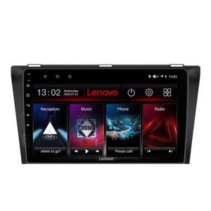 Navigatie Mazda 3 2004-2009 Lenovo Kit-161 8 core 6+128 GB Android Waze USB Navigatie Internet Youtube Radio