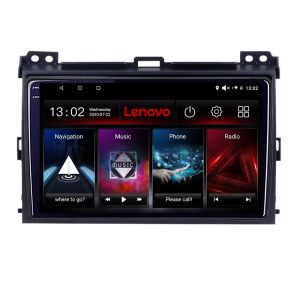 Navigatie Toyota Prado 2007- Lenovo Kit-456 8 core QLED 2K 8+256 360 Android Waze USB Navigatie Internet Youtube Radio v1