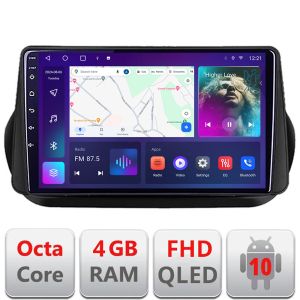 Navigatie Peugeot Bipper, Citroen Nemo, Fiat Qubo 2008-2017 Android radio gps internet quad core 4+64 carplay android auto Kit-bipper+EDT-E310v3