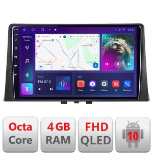 Navigáció Citroen Berlingo 2019- B-berlingo18 Android Kijelző QLED Octa Core 4+64 Carplay Android Auto kit-berlingo18+EDT-E310V3