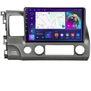 Navigatie Honda Civic Sedan B-044 Android Ecran QLED octa core 4+64 carplay android auto KIT-044+EDT-E310V3
