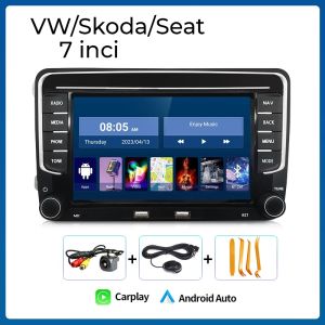 Navigație Volkswagen Seat Skoda Golf Caddy Passat B6 B7 Polo, 7 inci, 2003 - 2017