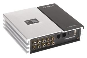 Amplificator cu DSP Nakamichi FDSK230A-PRO 4x35 watts rms în 4 ohmi, 8 canale, fibră optică, usb player, BT player
