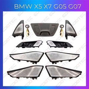 Hangulatvilágítás BMW X5 X7 G05 G07 megvilágított hangszóróburkolatok telefonvezérlőhöz vagy eredeti rendszerhez