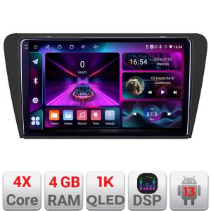 Navigatie Skoda Octavia 3 A-279  4+64 InCell Display 1K Android Waze USB Navigatie Internet Youtube Radio