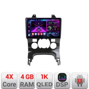 Navigáció Peugeot 3008 Négymagos A-323 4+64 InCell Kijelző 1K Android Waze USB Internet Navigáció Youtube Rádió