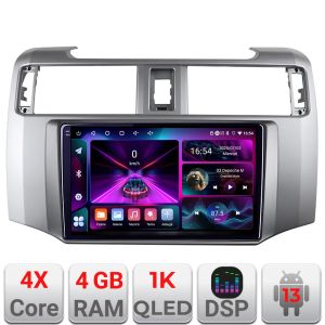 Toyota 4runner navigáció 2009-2019 Android rádió gps internet 4+64 InCell kijelző 1K KIT-4runner+EDT-E209-RK
