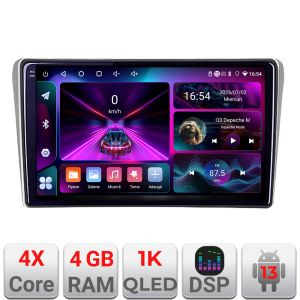 Navigáció Toyota Avensis 2003-2008 A-avensis03 4+64 InCell kijelző 1K Android Waze USB internet navigáció Youtube rádió