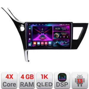 Navigatie Toyota Corolla 2017-A-COROLLA17  4+64 InCell Display 1K Android Waze USB Navigatie Internet Youtube Radio