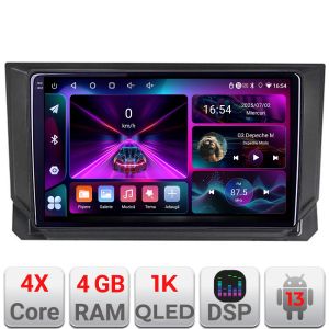 Navigatie Seat Ibiza 2017- A-IBZ  4+64 InCell Display 1K Android Waze USB Navigatie Internet Youtube Radio