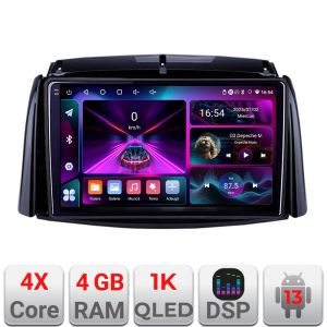 Navigatie Renault Koleos 2009-2016 A-KOLEOS  4+64 InCell Display 1K Android Waze USB Navigatie Internet Youtube Radio