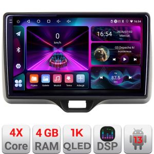 Navigáció Toyota Yaris 2020 - Android rádió gps internet 4+64 InCell kijelző 1K kit-yaris2020+EDT-E210-RK