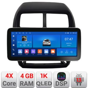 Navigáció Mitsubishi ASX 2017-2021 facelift modell Edotec 4+64 12.3 hüvelykes Incell 1K android Wifi 5Ghz gps internet Kit-026-facelift v1