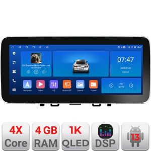 Navigáció Kia Stonic 2016-2020 Edotec 4+64 12.3 hüvelykes Incell 1K android Wifi 5Ghz gps internet Kit-Stonic