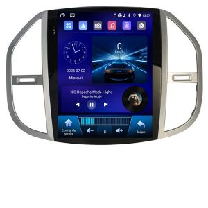 Navigáció Mercedes Vito 2016- tesla type rádió gps internet 4 magos carplay android auto 4+64 Incell kijelző készlet-tesla-068+EDT-E220-RK