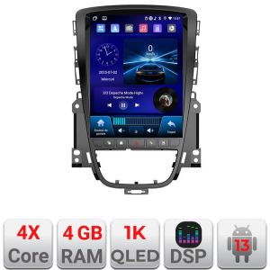 Navigatie Opel Astra J 2009-2017 tip tesla radio gps internet 4 Core carplay android auto 4+64 Incell Display kit-tesla-072+EDT-E220-RK