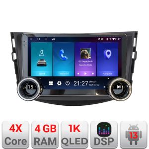 Navigáció Toyota RAV4 Kit-018 Edotec 4+64 10.5 hüvelykes Incell 1K android Wifi 5Ghz gps internet