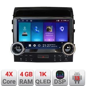 Toyota Landcruiser 200 V8 navigáció 2007-2015 navigációval és 360 Edotec 4+64 10.5 hüvelykes Incell 1K android Wifi 5Ghz gps internet KIT-381-360