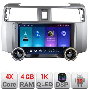 Navigáció Toyota 4runner 2009-2019 Edotec 4+64 10.5 hüvelykes Incell 1K android Wifi 5Ghz gps internet KIT-4runner