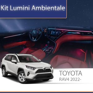 Lumini Ambientale Toyota RAV 4 2022- set complet cu trimuri control telefon sau sistem original