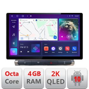 Navigáció Citroen C3 2017-2024 gyári színes kijelző Qled 2K Octa Core 4+64 LTE 4G DSP Wifi 5Ghz android auto carplay rádió gps internet Készlet-+EDT-E413-2K