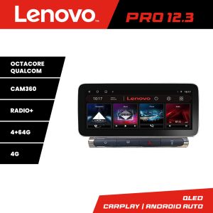 Navigáció Citroen C3 2017-2024 gyári színes képernyő Lenovo Qled 12.3 hüvelykes Octa Core 4+64 360 DSP ADAS Carplay android auto rádió internet Kit-+PRO-12.3-4+64