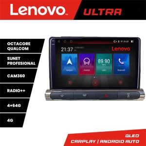 Navigatie Citroen C3 2017-2024 ecran color de fabrica Qled 1K Octa Core 4+64 LTE 4G DSP Wifi 5Ghz HDMI android auto carplay radio gps internet Kit-+ULTRA-9-4+64