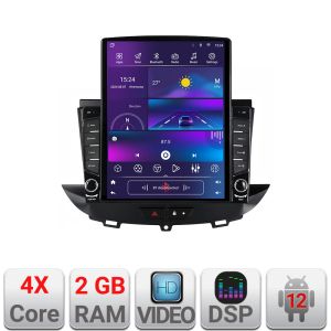 Navigatie Opel Grandland X Crossland X 2016-2020 dedicata Android radio gps internet quad core 2+32 ecran vertical 9.7" Kit-+EDT-E708