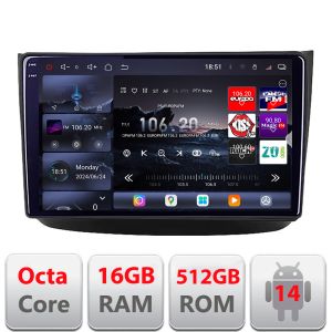 Navigatie Mercedes Vito Viano 2004-2006 Qled 2K Octa Core 16+512 LTE 4G DSP Wifi 5Ghz android auto carplay radio gps internet Kit-+EDT-E810-2K