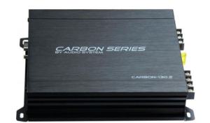 Subwoofer pasiv SLIM single Phoenix Gold, amplificator 2 canale Audio System si cablaj de alimentare