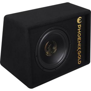 Subwoofer activ Phoenix Gold, difuzor 10", 200 W RMS, 800 W MAX, kit de cabluri incluse