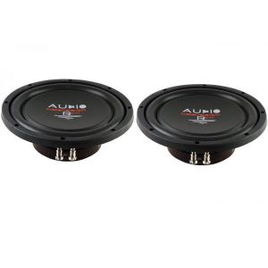 Subwoofer pasiv cu incinta, Audio-System, SUBFRAME, 300 w rms, 400 w max, 2 x 10", roata de rezerva