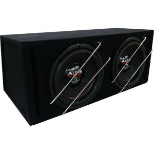 Subwoofer pasiv cu incinta, Audio System, 1200 W RMS, 2000 W MAX, difuzoare 2 x 12", bass reflex
