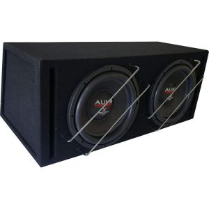 Subwoofer pasiv cu incinta, Audio System, 2000 W RMS, 3000 W MAX, difuzoare 2 x 12", SPL bass reflex