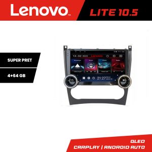 Navigatie Mercedes W203 CLC Kit-093 Lenovo  8 core 4+64 10.5 inch Incell 1K android Wifi 5Ghz gps internet  