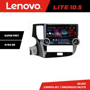 Navigáció Mitsubishi Oultander 2020- Kit-1230-20 Lenovo 8 magos 4+64 10.5 hüvelykes Incell 1K android Wifi 5Ghz gps internet 32