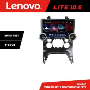 Navigáció Peugeot 3008 Kit-323 Lenovo 8 magos 4+64 10.5 hüvelykes Incell 1K android Wifi 5Ghz gps internet