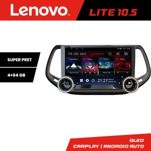 Navigatie JEEP COMPASS 2017 Manual Kit-732 Lenovo  8 core 4+64 10.5 inch Incell 1K android Wifi 5Ghz gps internet