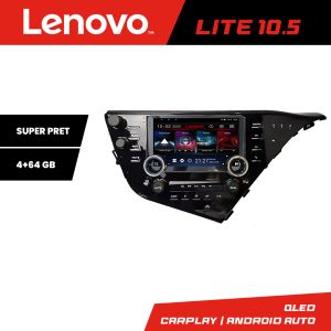 Navigáció Toyota Camry 2017-2021 Lenovo 8 magos 4+64 10.5 hüvelykes Incell 1K android Wifi 5Ghz gps internet