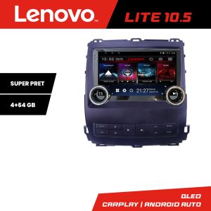 Navigáció Toyota Prado J120 2002-2009 Lenovo 8 magos 4+64 10.5 hüvelykes Incell 1K android Wifi 5Ghz gps internet