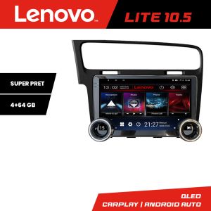 Navigatie VW Golf 7 Kit-491 Lenovo  8 core 4+64 10.5 inch Incell 1K android Wifi 5Ghz gps internet  