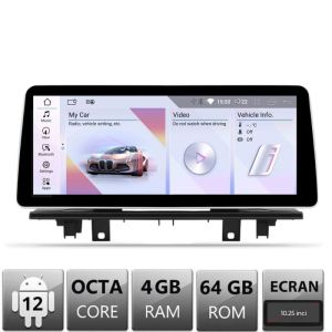 Navigatie BMW X1 F48 2014-2016 cu ecran NBT Android ecran 10.25" 4+64 4G BT