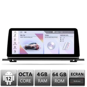 Navigatie BMW Seria 5 F07 GT 2012-2015 cu ecran NBT Android ecran 10.25" 4+64 4G BT
