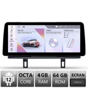 Navigatie dedicata Edotec BMW Seria 1 E87 2003-2008 masini cu ecran color CIC Android ecran 10.25" 4+64 4G BT