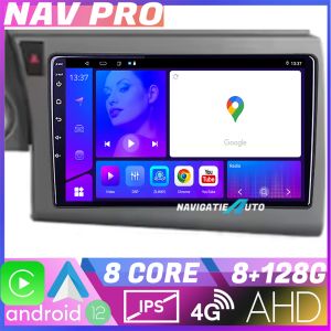 Navigatie Audi A6 C6 2004-2010 EDOTEC-LITE Android Ecran 720P Octa Core 8+128 Carplay  Android auto