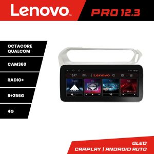 Navigatie Peugeot 301 Citroen K-Elisee K-301 Lenovo PRO 8+256 12.3 inch qled android 4G DSP gps internet S v1